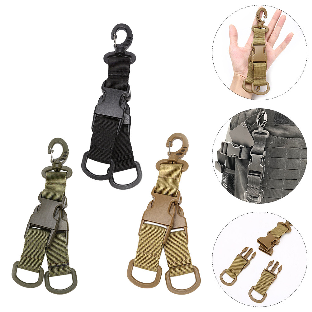 Cycling Gear Backpack - 3 Pezzi di Portachiavi Rotante in
