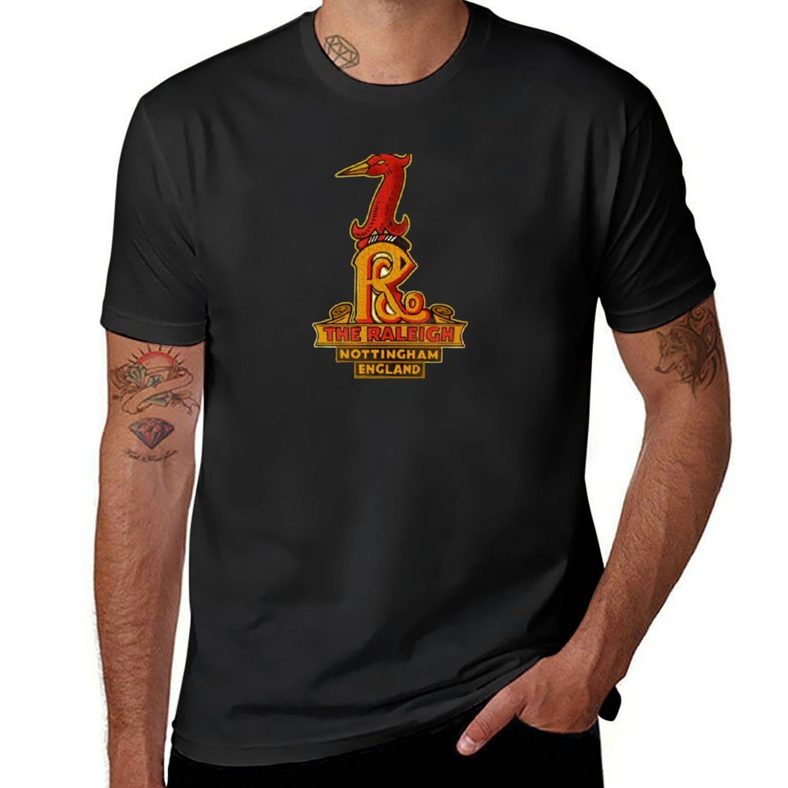 Vintage Cycling Gear - T-shirt da uomo per biciclette Vintage