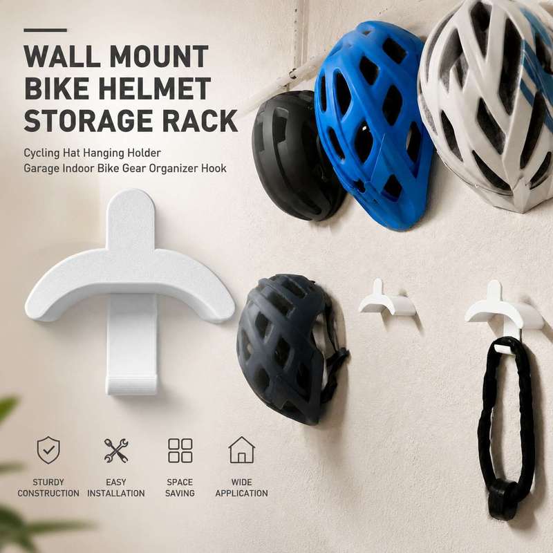 Cycling Gear Organiser - Supporto da Parete per Casco da