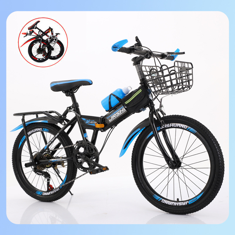 Cycling Low Gear - Bicicletta da montagna pieghevole per bambini,