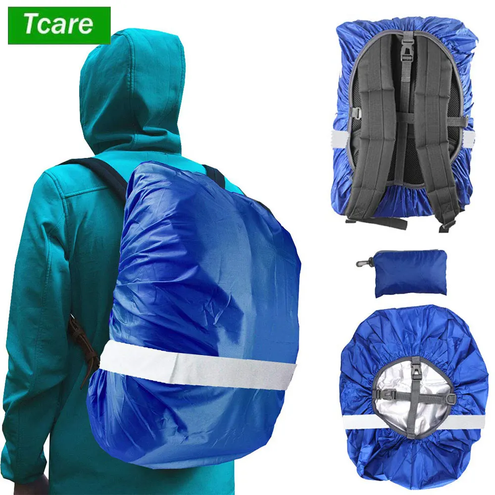 Cycling Gear Backpack - Zaino impermeabile con copertura antipioggia, cinghia
