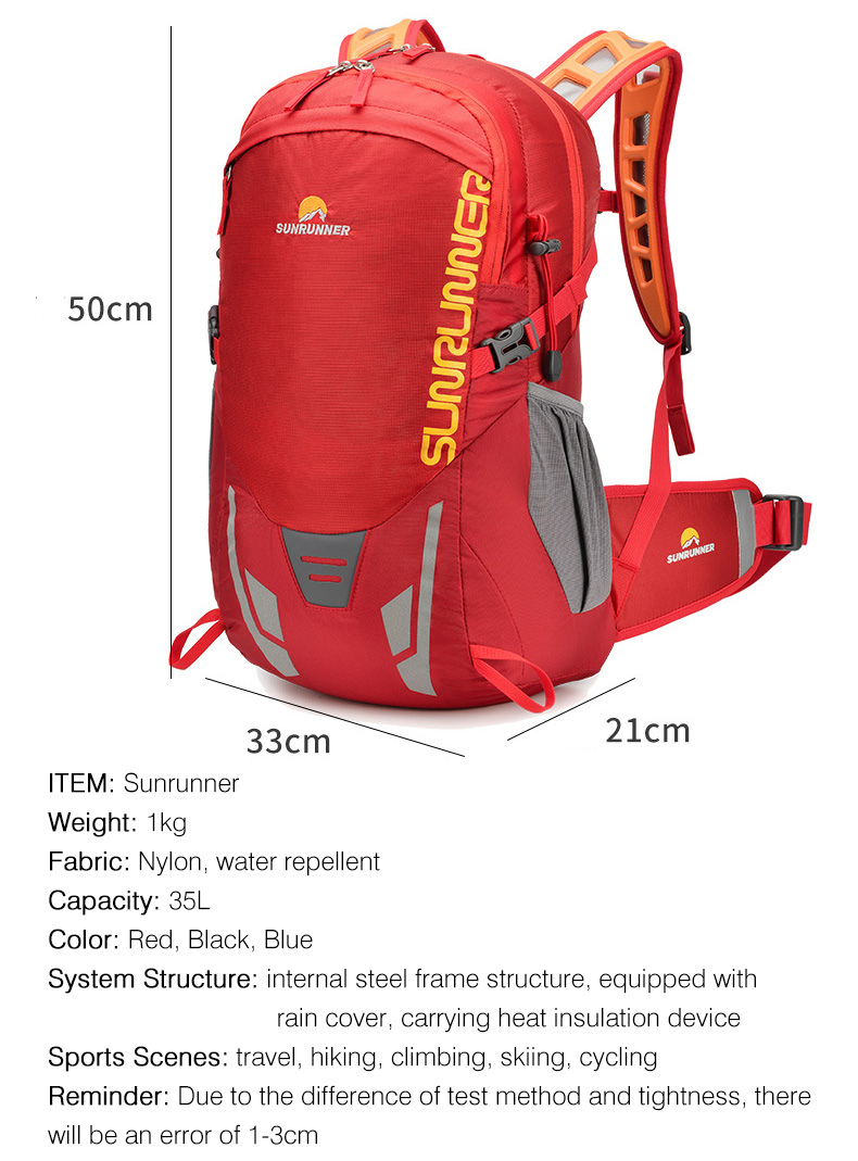 Zaino da Escursionismo 35L, Gr - Cycling Gear Organizer recensione e prezzo