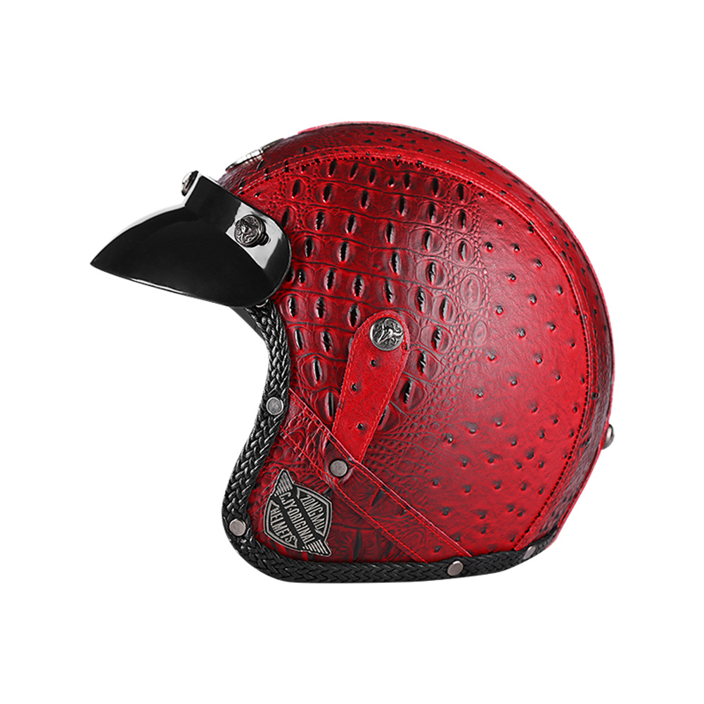 Caschi da moto retrò a faccia  - Vintage Cycling Gear recensione e prezzo