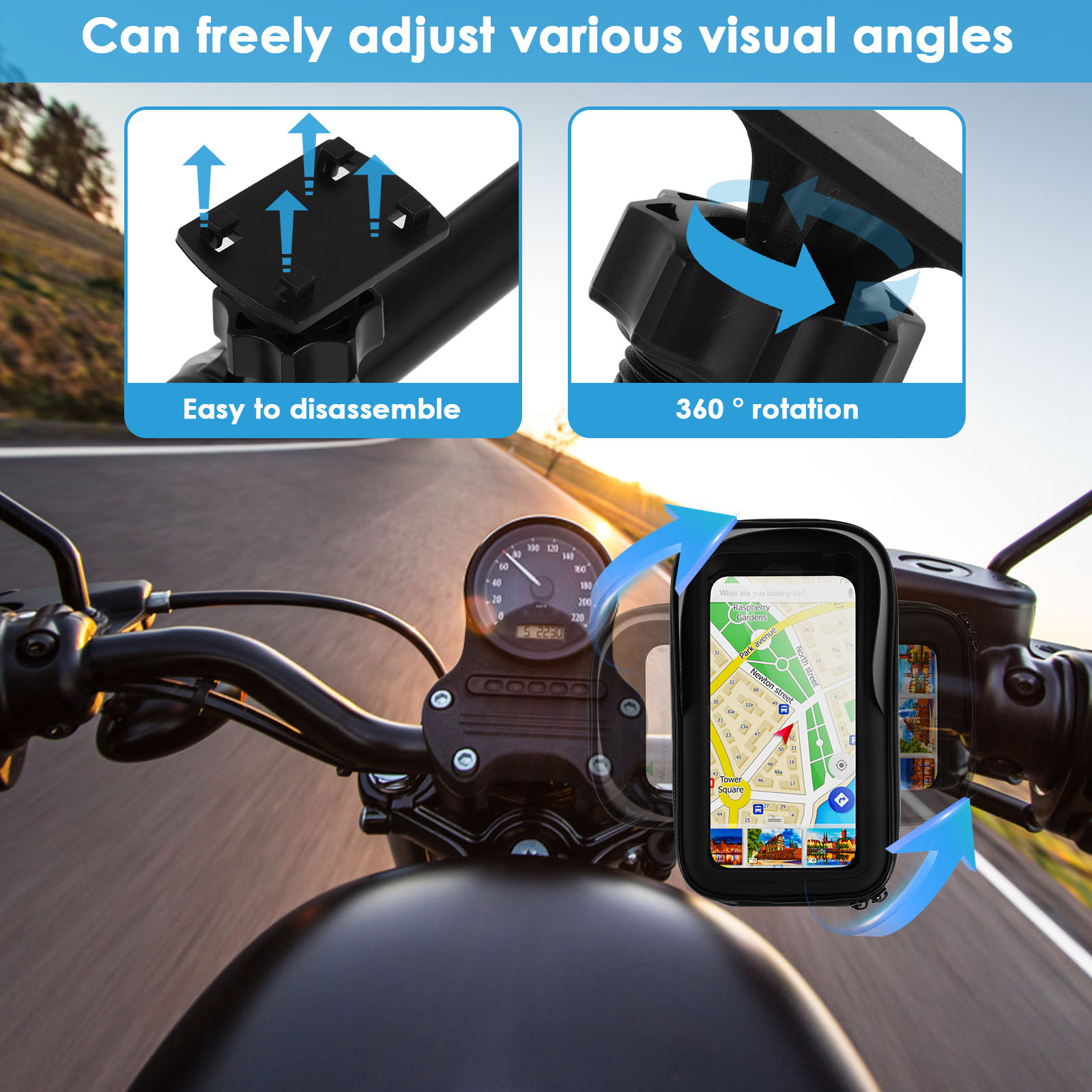 Borsa Porta Telefono per Moto  - Cycling Gear Organizer recensione e prezzo